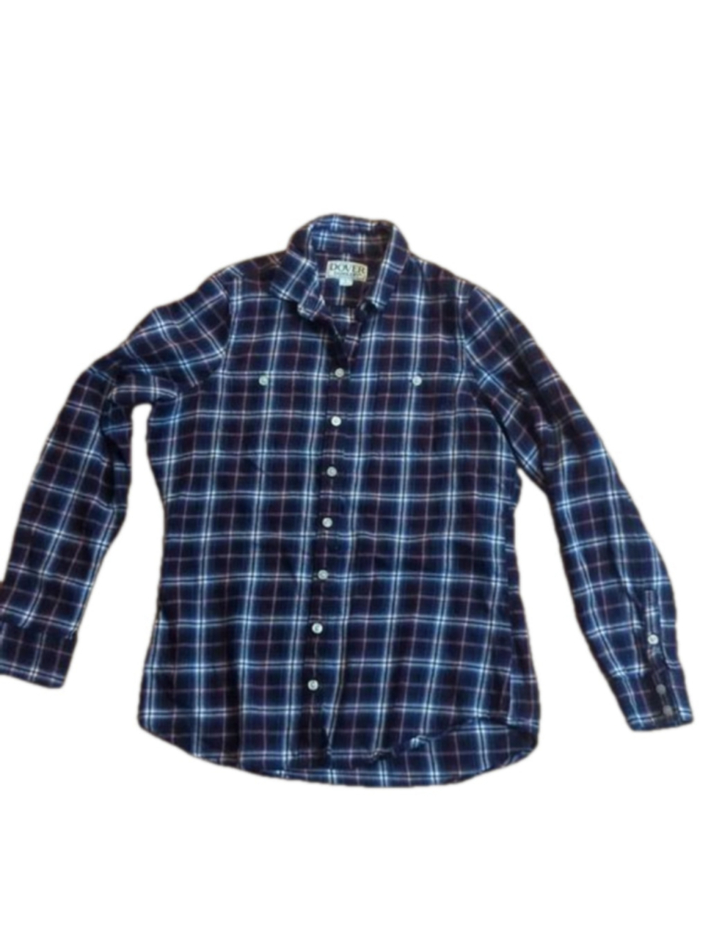 Dover Saddlery Plaid Flannel Button Down Shirt Small